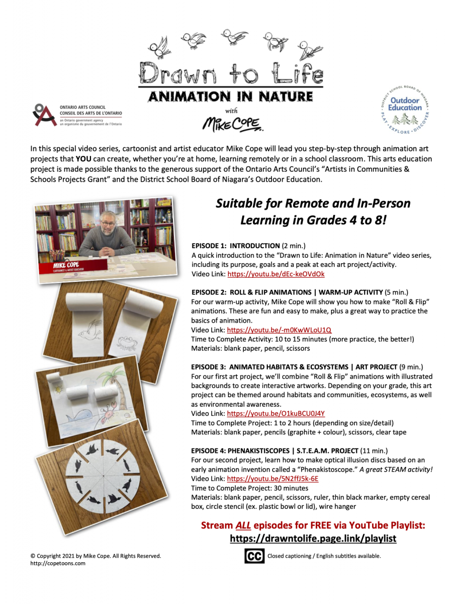 Drawn To Life: Animation In Nature Video Series Brochure