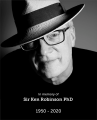 In memorial photo of Sir Ken Robinson